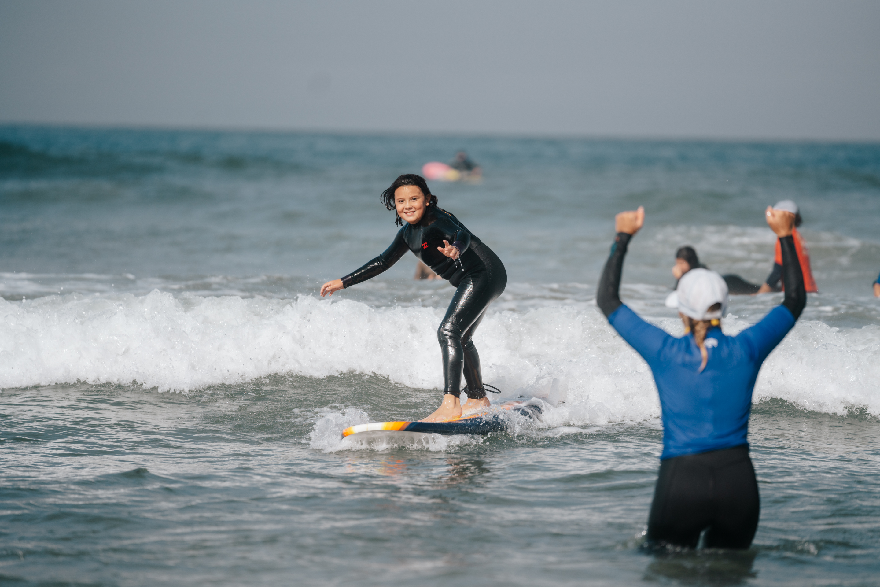 Youth in the ocean